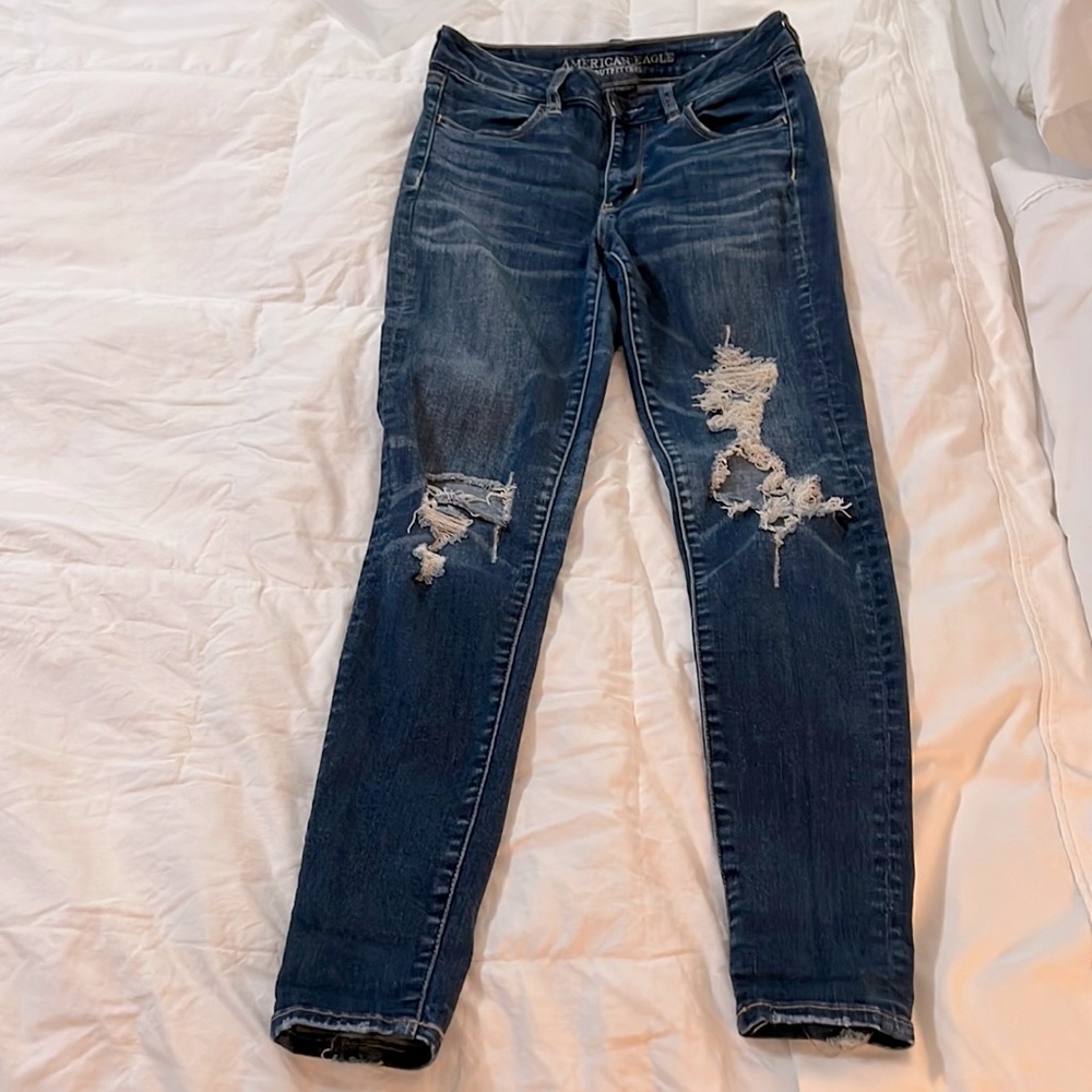 American Eagle Outfitters Stressed high Rise Jeggings